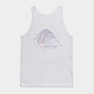 Sugarloaf Trail Map Blue Tank Top